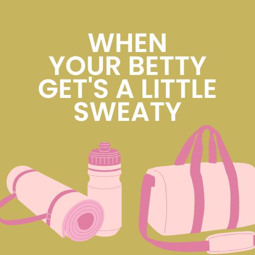 When your betty get's a little sweaty - get a Spare Pair!